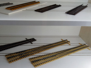 рельсы на различном материале