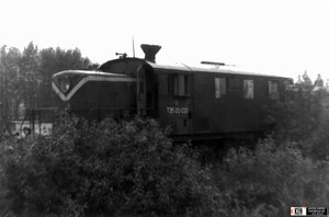 ТЭ5-20-032 на базе треста Южуралтрансстрой ст. Челябинск-Южный  16.IX.1983