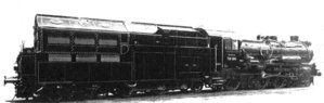 Henschel T38-2555 с паротурбинным тендером