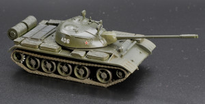Танк Т-55А. Кит SDV-Models. Полистирол. Качество более чем посредственное.