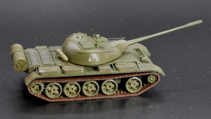 Танк Т-54М. Кит SDV-Models. Полистирол. Качество более чем посредственное