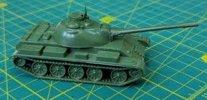 Танк Т-54. &quot;Готовая&quot; модель Herpa. Первоначальный вид сбоку