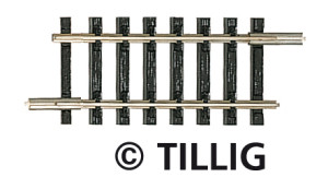 Tillig 83105<br />Рейка пряма 43мм (G3)<br />Ціна - 2,6Є