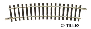 Tillig 83107<br />Рейка радіусна R353мм/15* (R22)<br />Ціна - 2,9Є