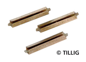 Tillig 85501<br />Рейковий з'єднувач тонований<br />Ціна - 7,5Є