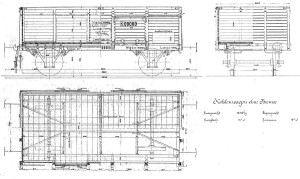 Kohlenwagen, чертеж. Источник vlaky-modely.rajce.idnes.cz