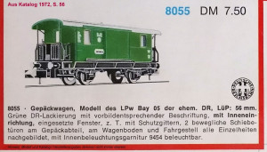 арт. 8055 в каталоге Фляйшман 1972 года, с сайта www.spurweite-n.de